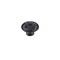 Corio 0.9" Diameter Matte Black Mushroom Knob Multipack (Set of 10)